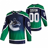 Vancouver Canucks Customized Green Adidas 2020-21 Reverse Retro Alternate Stitched Jersey,baseball caps,new era cap wholesale,wholesale hats